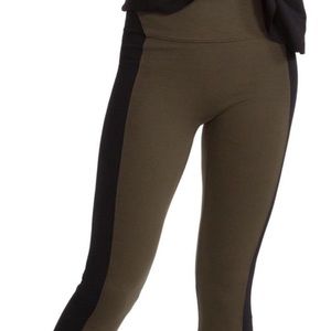 Spanx olive green leggings